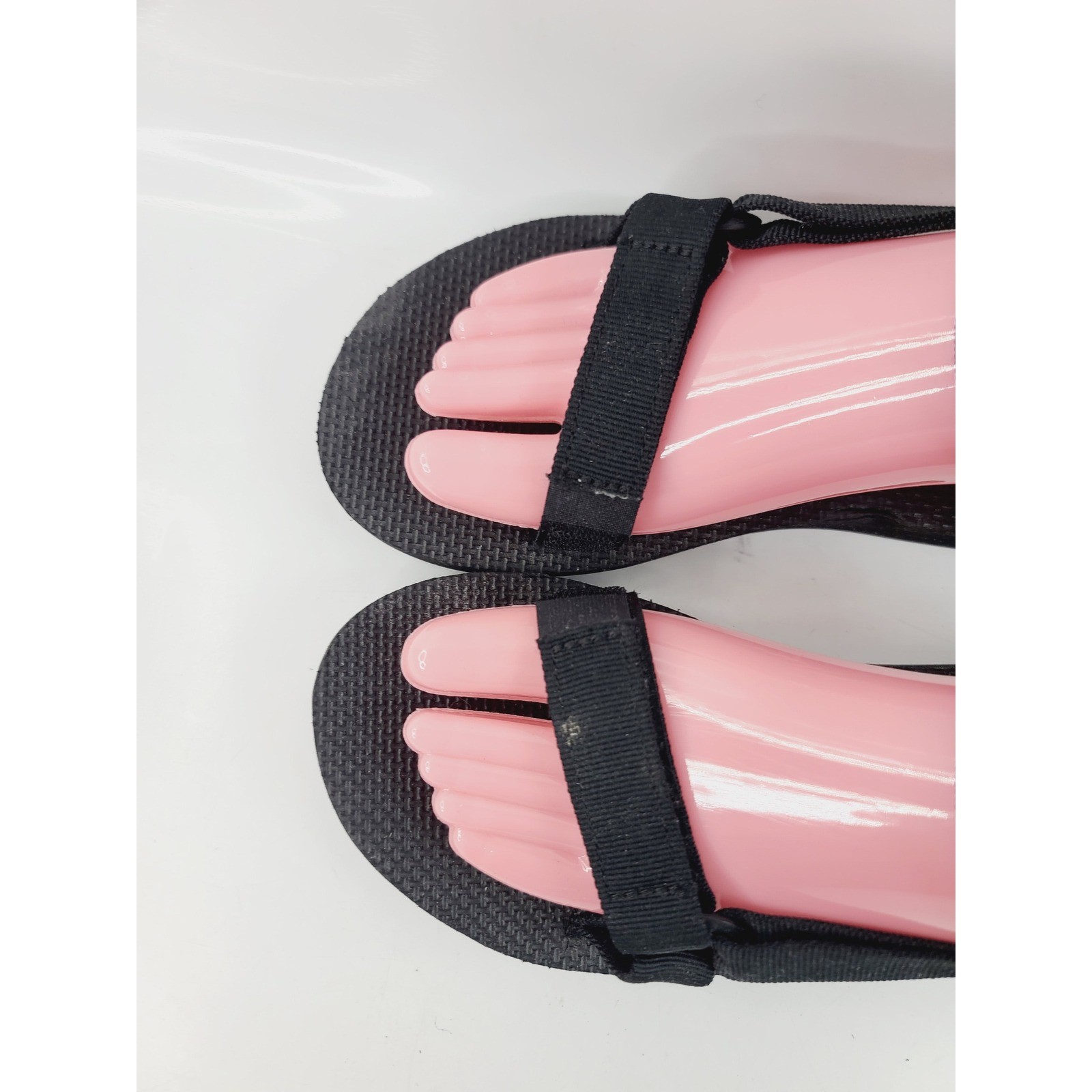 Teva, Open Toe Synthetic, Rubber Open Toe, Sporty Sandals, Women, Size 7, Black