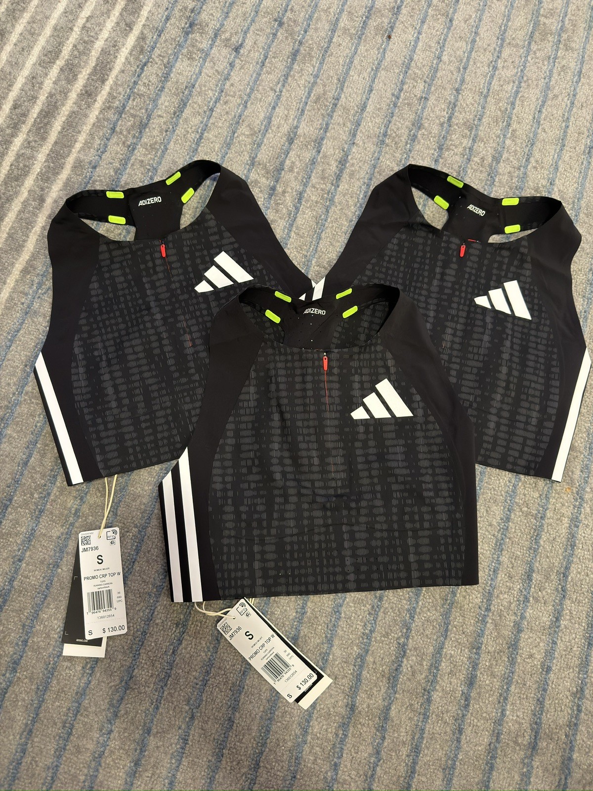 Adidas ADIZERO PROMO Crop Top Pro Elite Track And Field Olympic Adizero size S