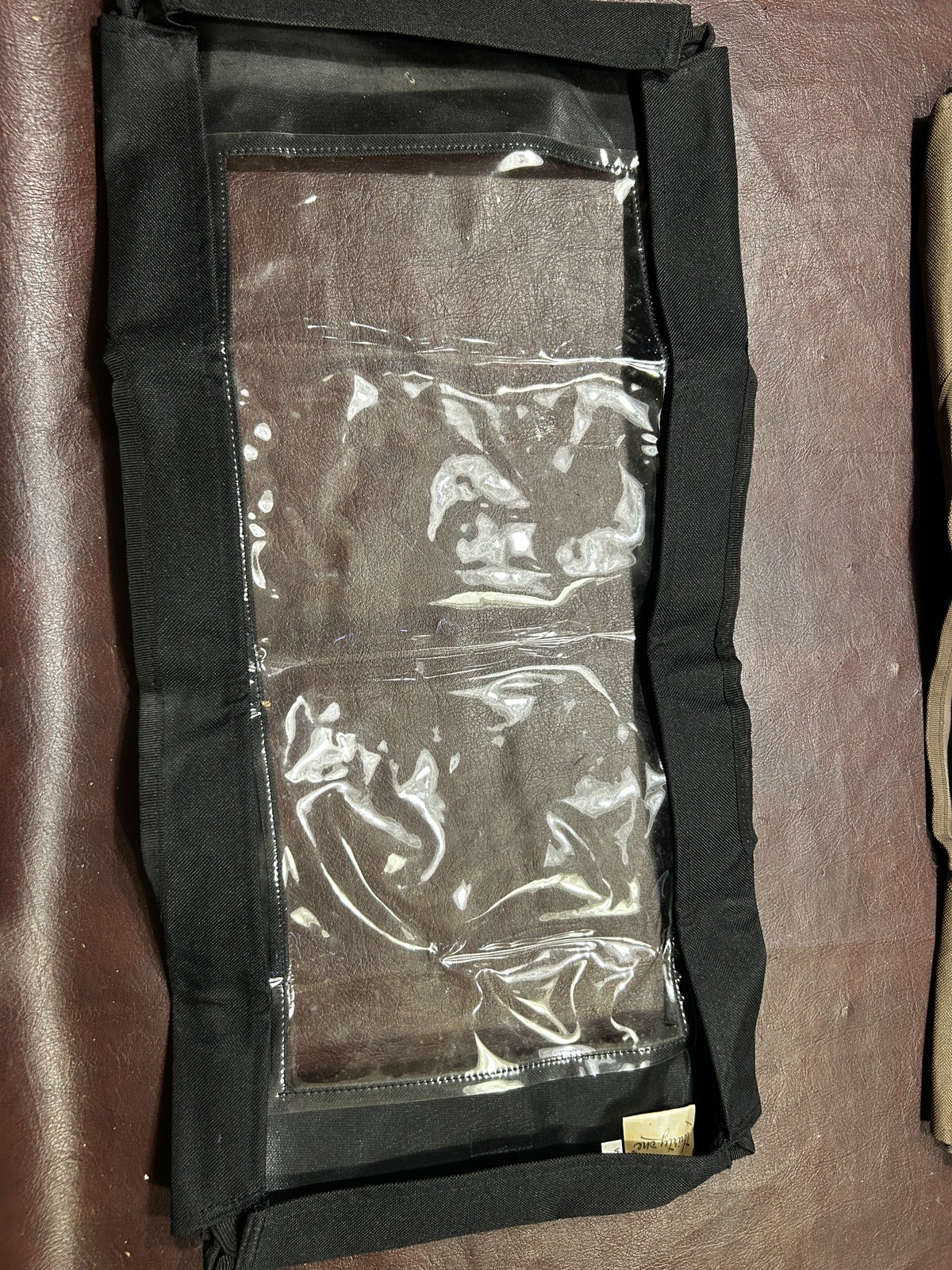 Thirty one medium utility tote Top-a-Tote tops – black & brown – preowned