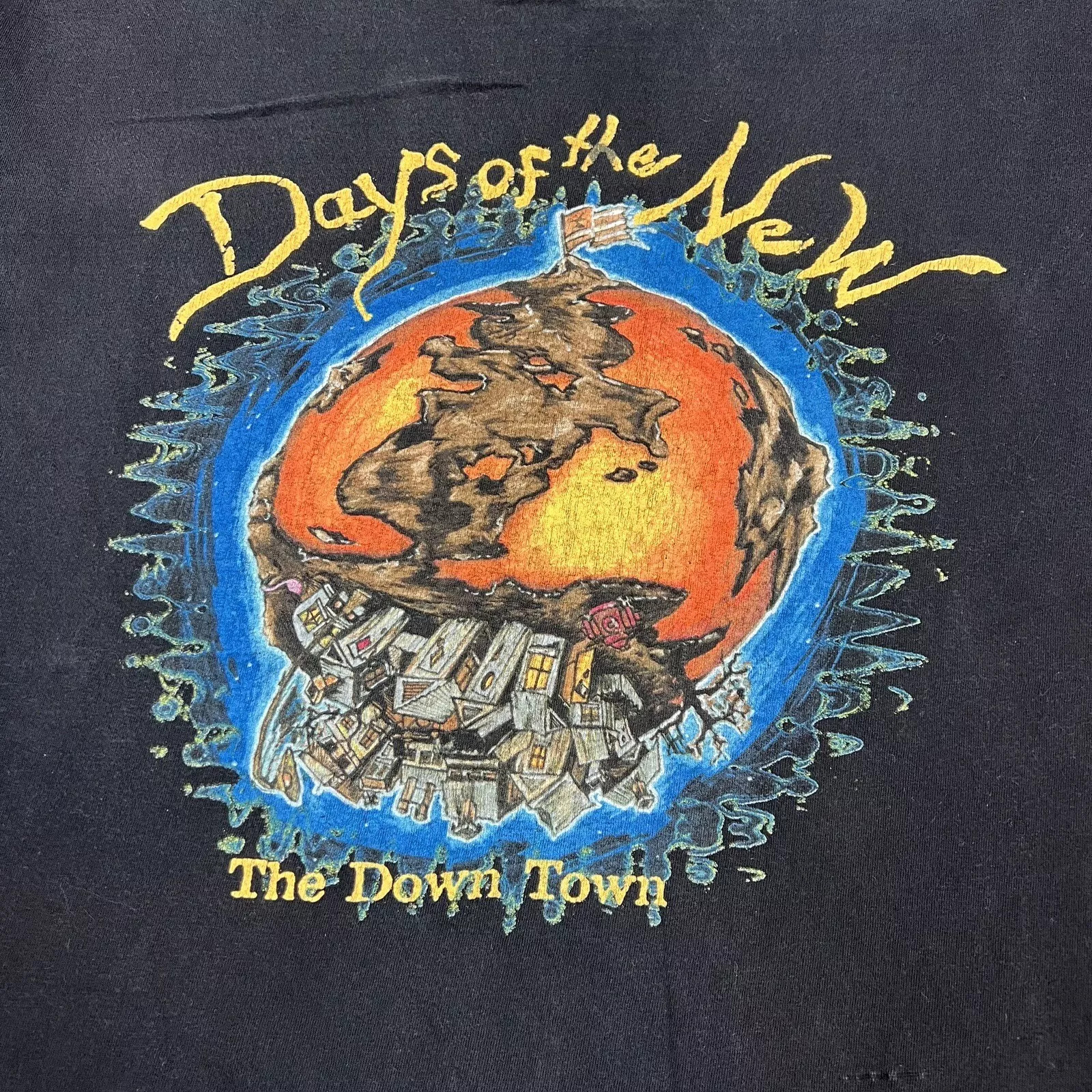 90’s Days Of The New Shirt The Down Town Men’s S-234XL One Side Shirt D629