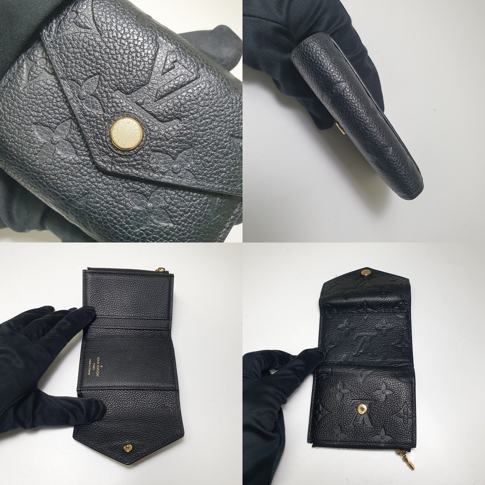 TARIFF FREE Authentic Louis Vuitton Zoe Mini Empreinte M62935 Guaranteed LF546