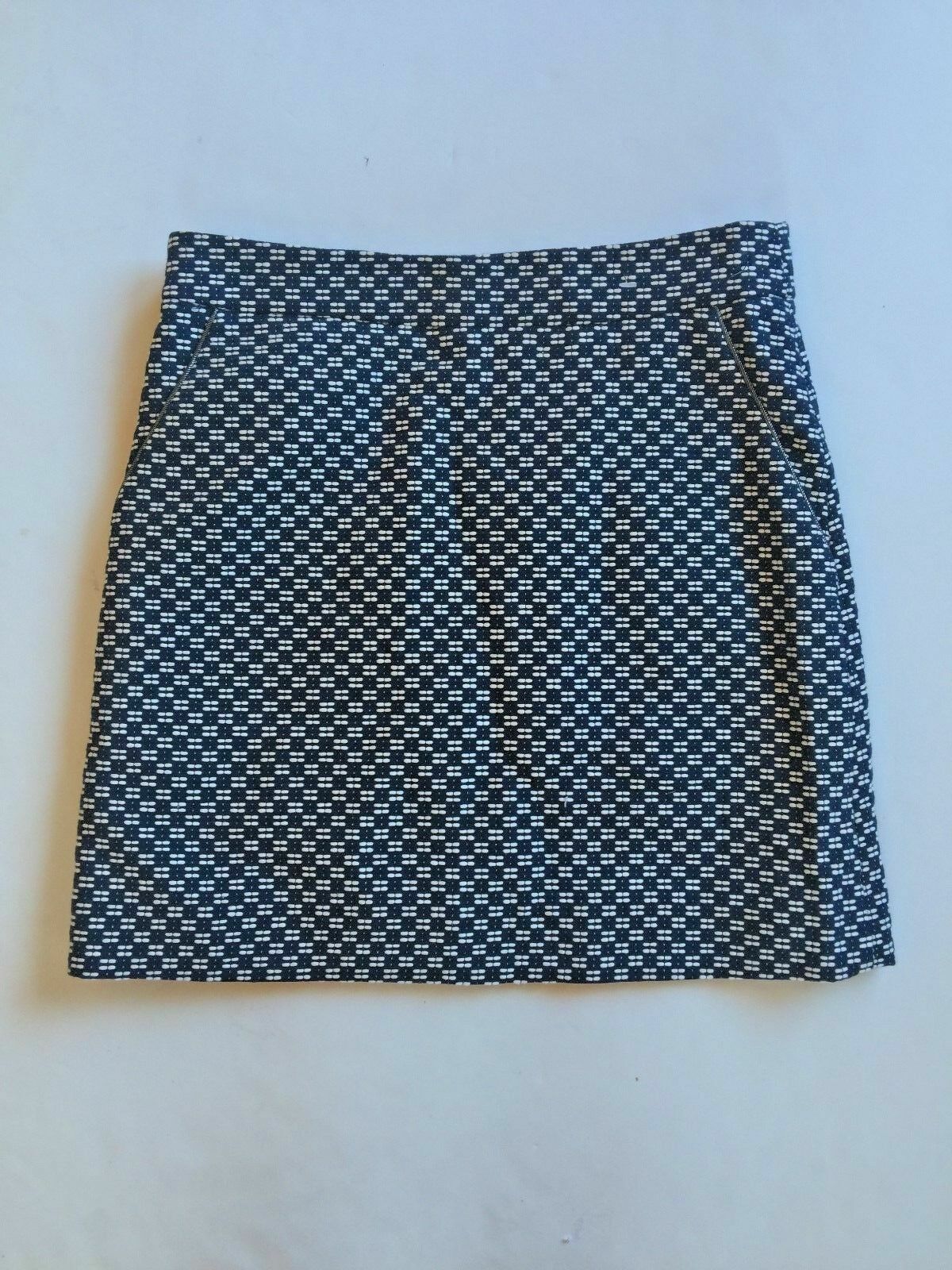 NWT NEW Suncoo Womens Florette Black White Skirt T0 MARINE FAUVE