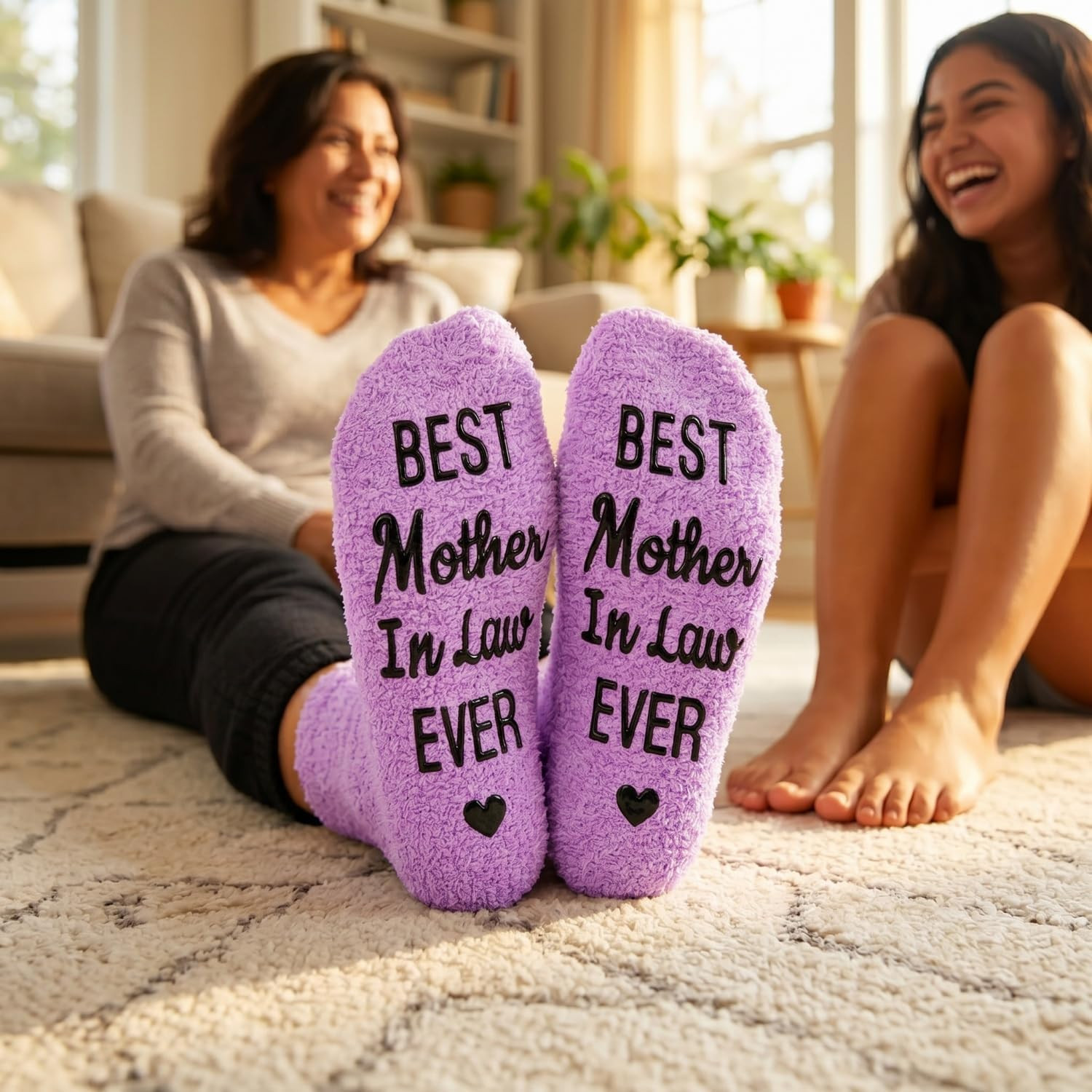 HAPPYPOP Mothers Day Socks Sisters Aunt Gifts, Gifts for Sister Daughter Mother