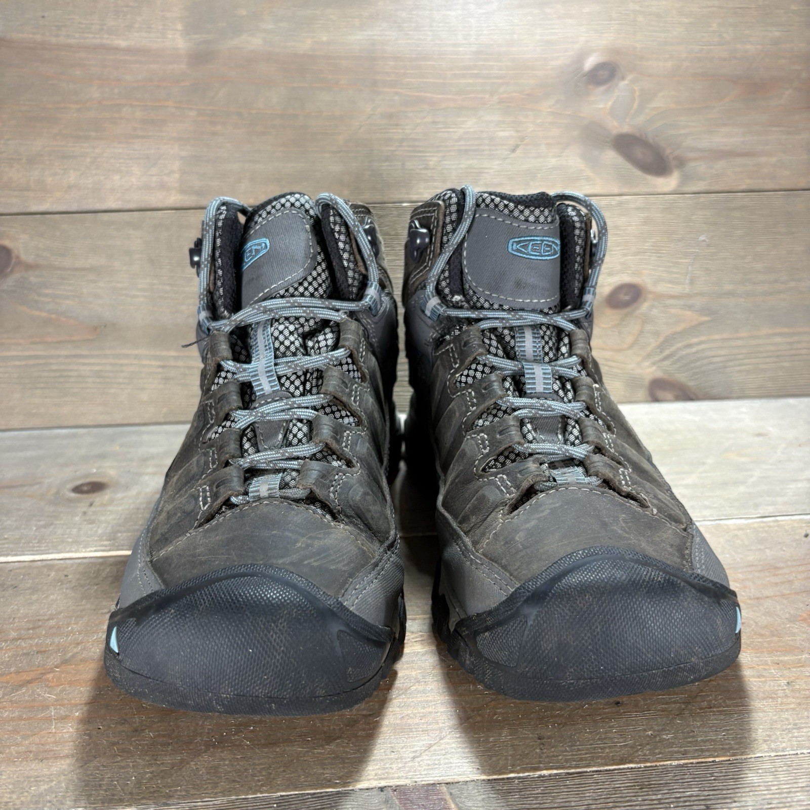 keen targhee III womens size 7.5 shoes brown leather waterproof hiking boots