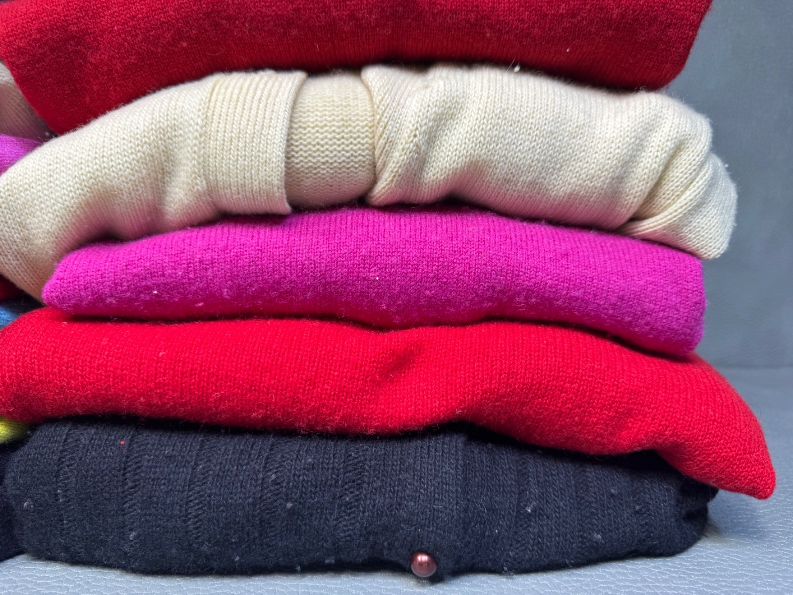 Lot of 14 100% Cashmere Sweaters Cutter Fabric Crafters Repurpose