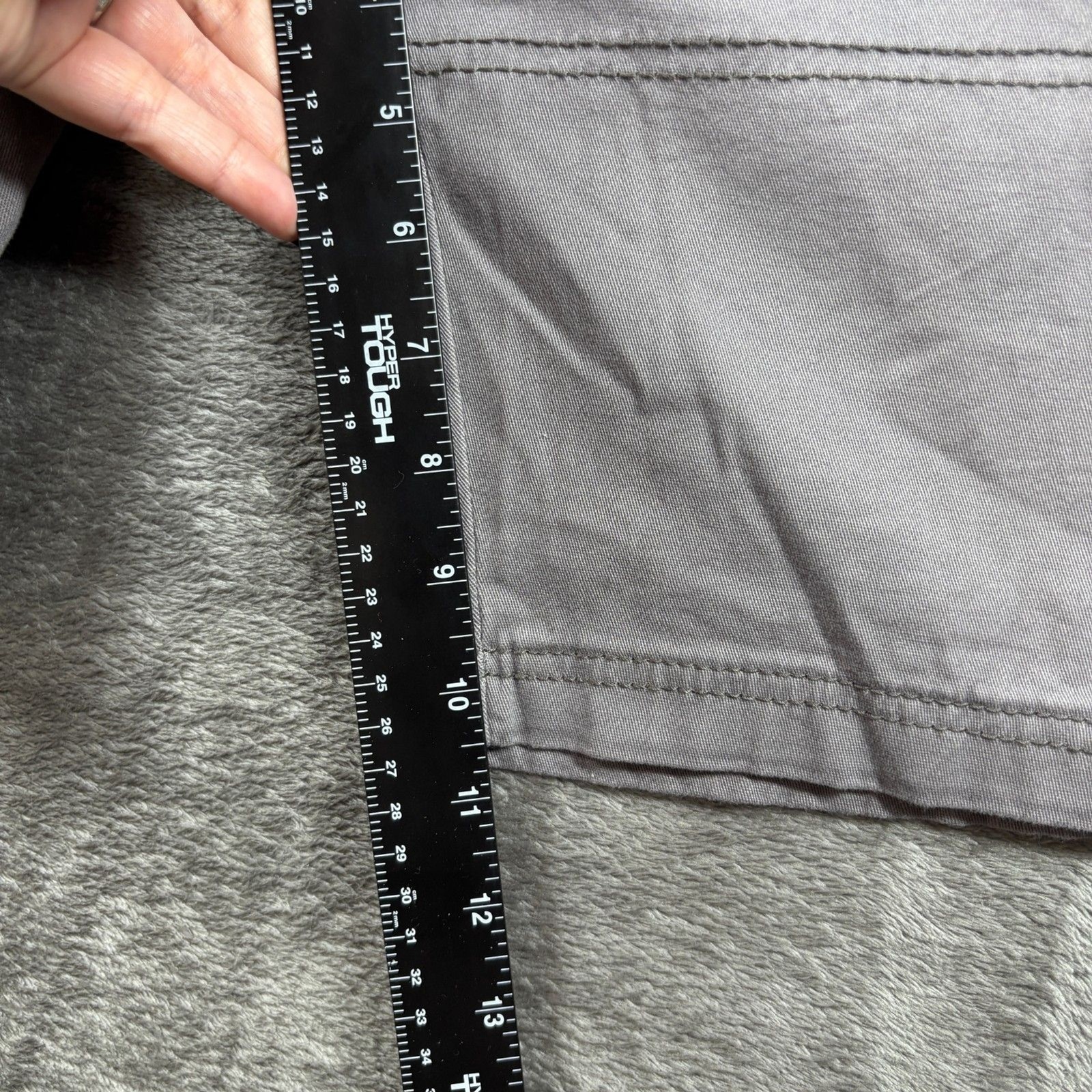 Plugg Men Vintage Y2K Cargo Shorts NWT Baggy Grunge Hip Hop Gray 44×11 K124