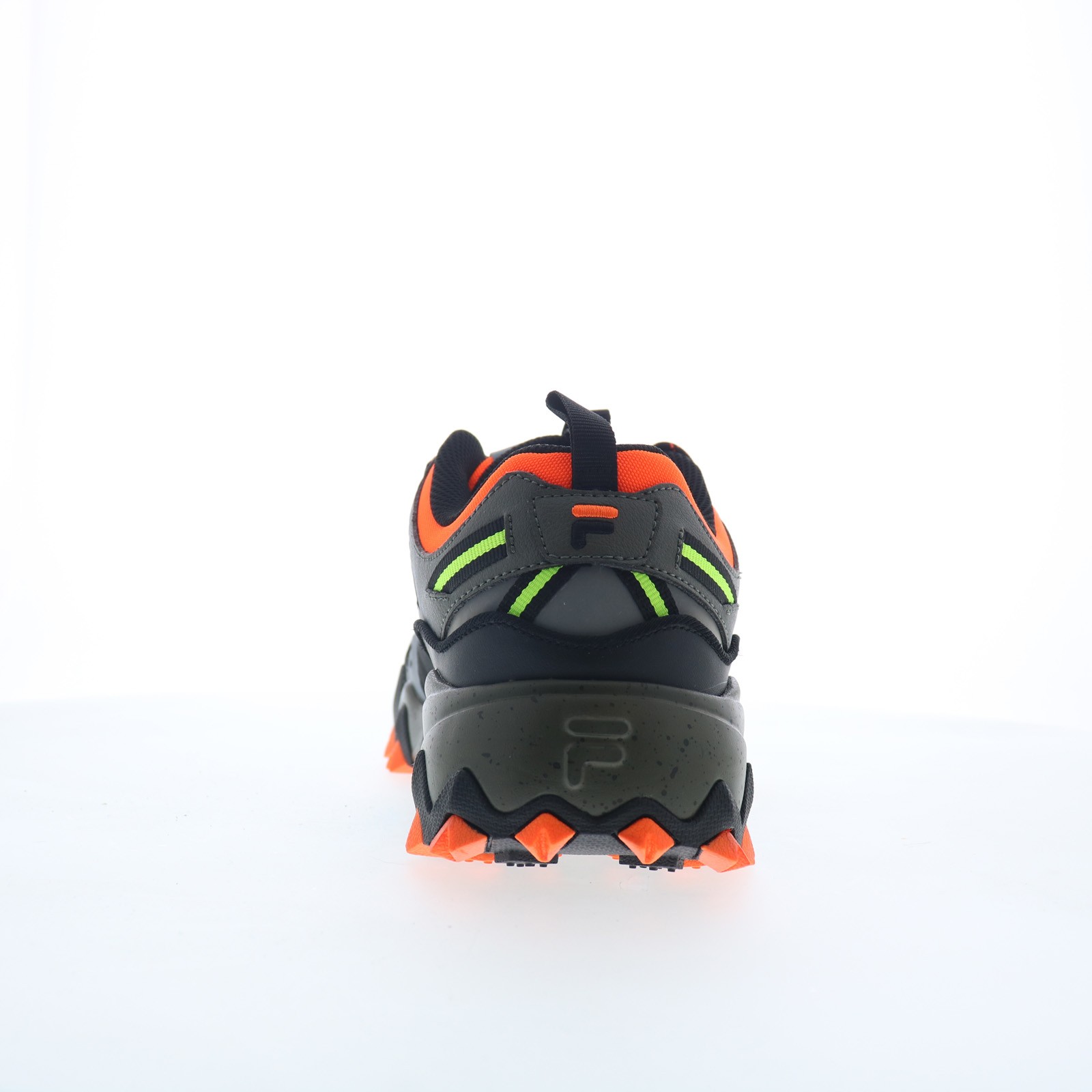 Fila Oakmont TR 1JM01565-865 Mens Black Leather Athletic Hiking Shoes
