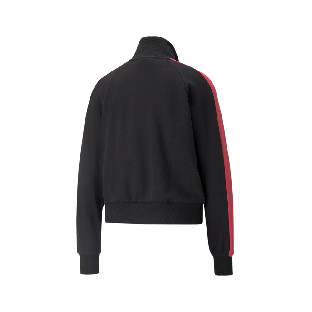 PUMA Iconic T7 Full Zip Track Jacket Plus Womens Black Casual Athletic Outerwear
