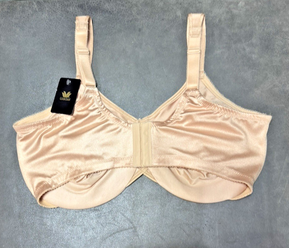 New With Tags Wacoal Bodysuede 85185 Full Coverage Underwire Bra Nude Beige