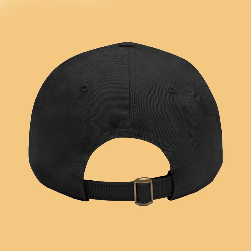BLACK LABEL SOCIETY Indian Chief Skull Black Dad Hat with Leather Patch