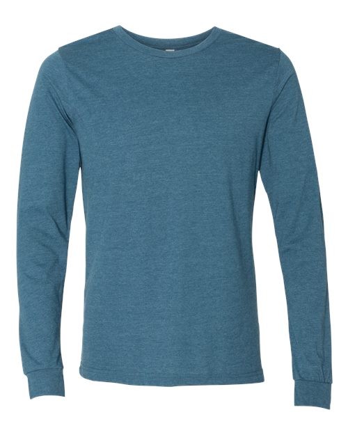 BELLA + CANVAS Heather CVC Long Sleeve Tee – 3501CVC