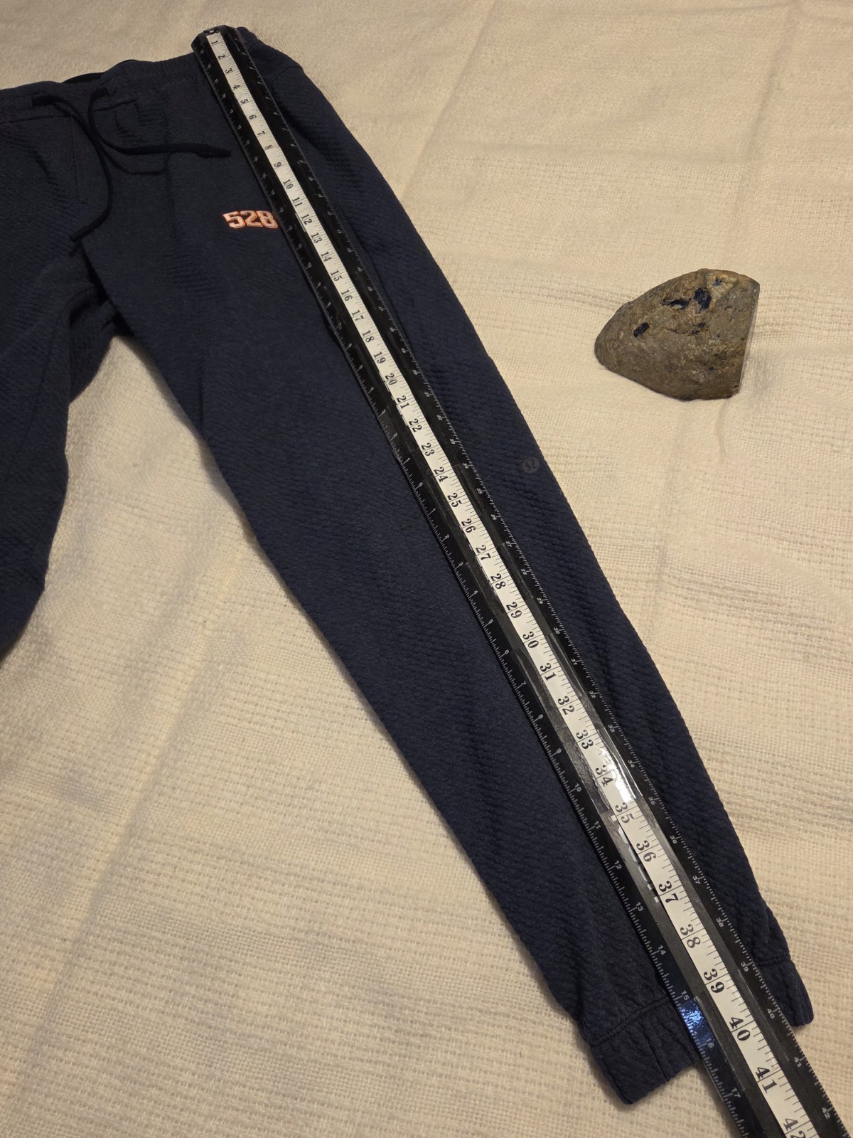 Lululemon Drawstring Sweatpants L Denver Broncos Player Issue 5280 Navy Blue #27