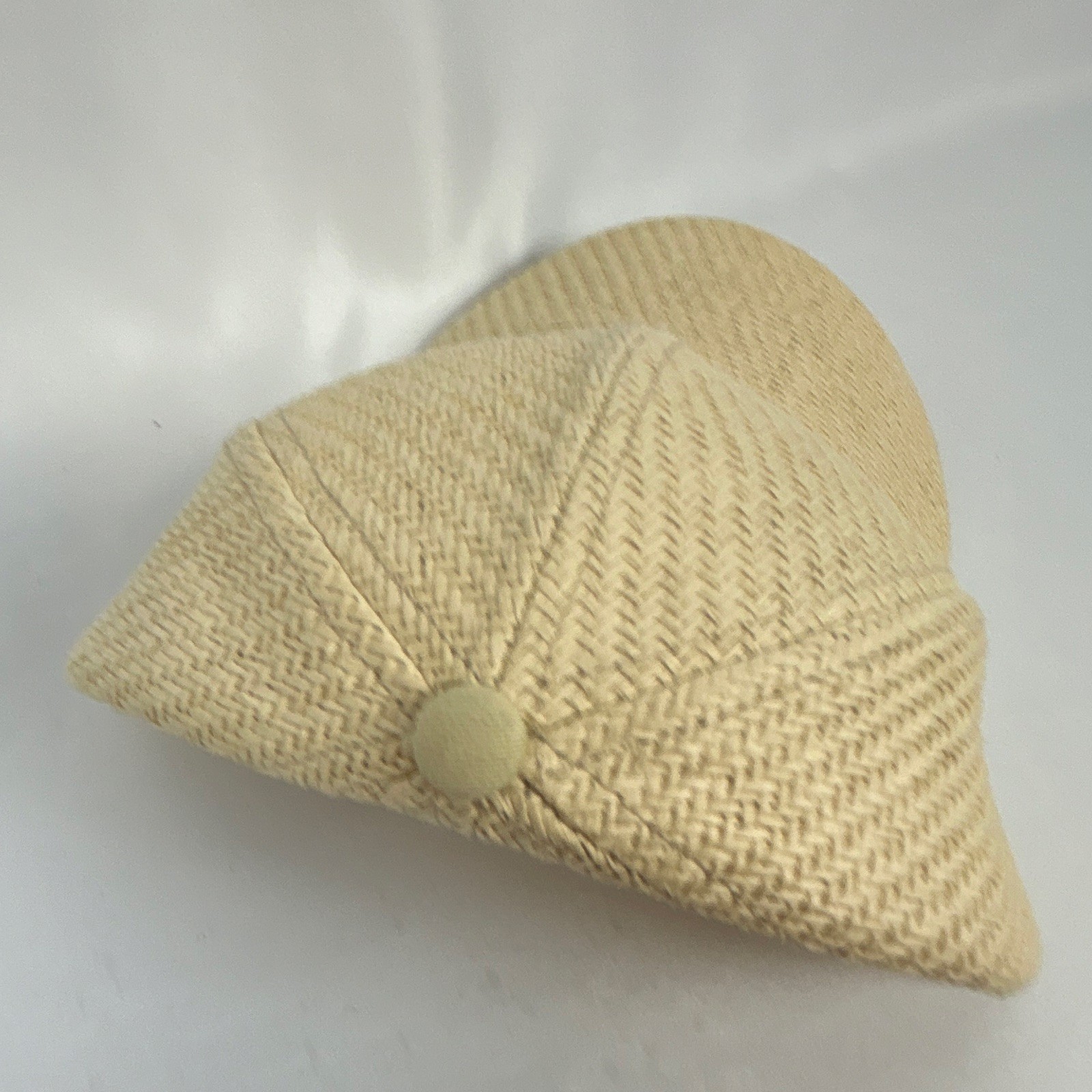 World Market Beige Paper Adjustable Baseball Cap Hat Solid 22 in Women’s