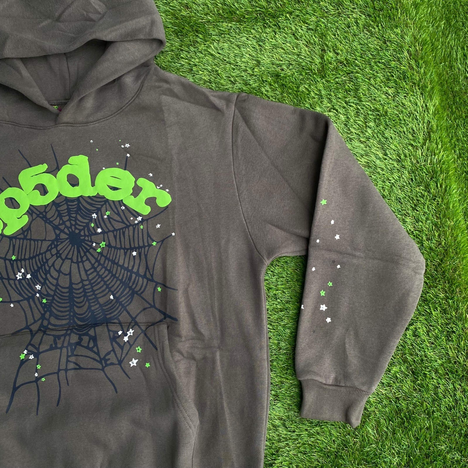 *BRAND NEW* Spider Worldwide “Slate gray” Hoodie – Ready To Ship🚚💨 (Size M)