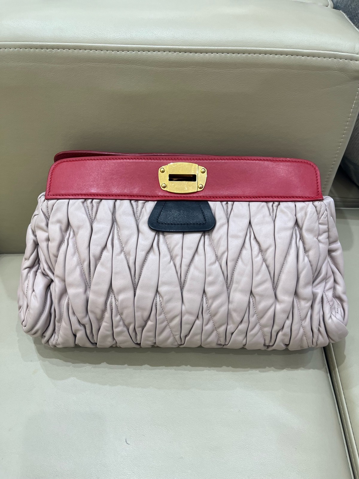 Miu Miu Pre-Owned Authentic Crossbody Bag Colorblock