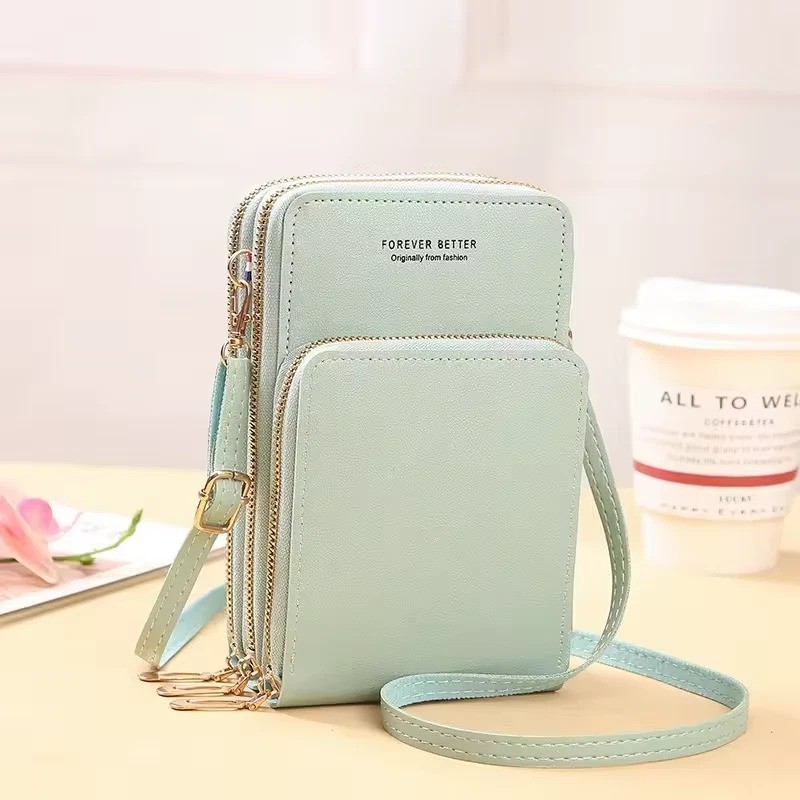 Small Crossbody Cell Phone Purse with Large Touch Screen for Women Mini Handbag