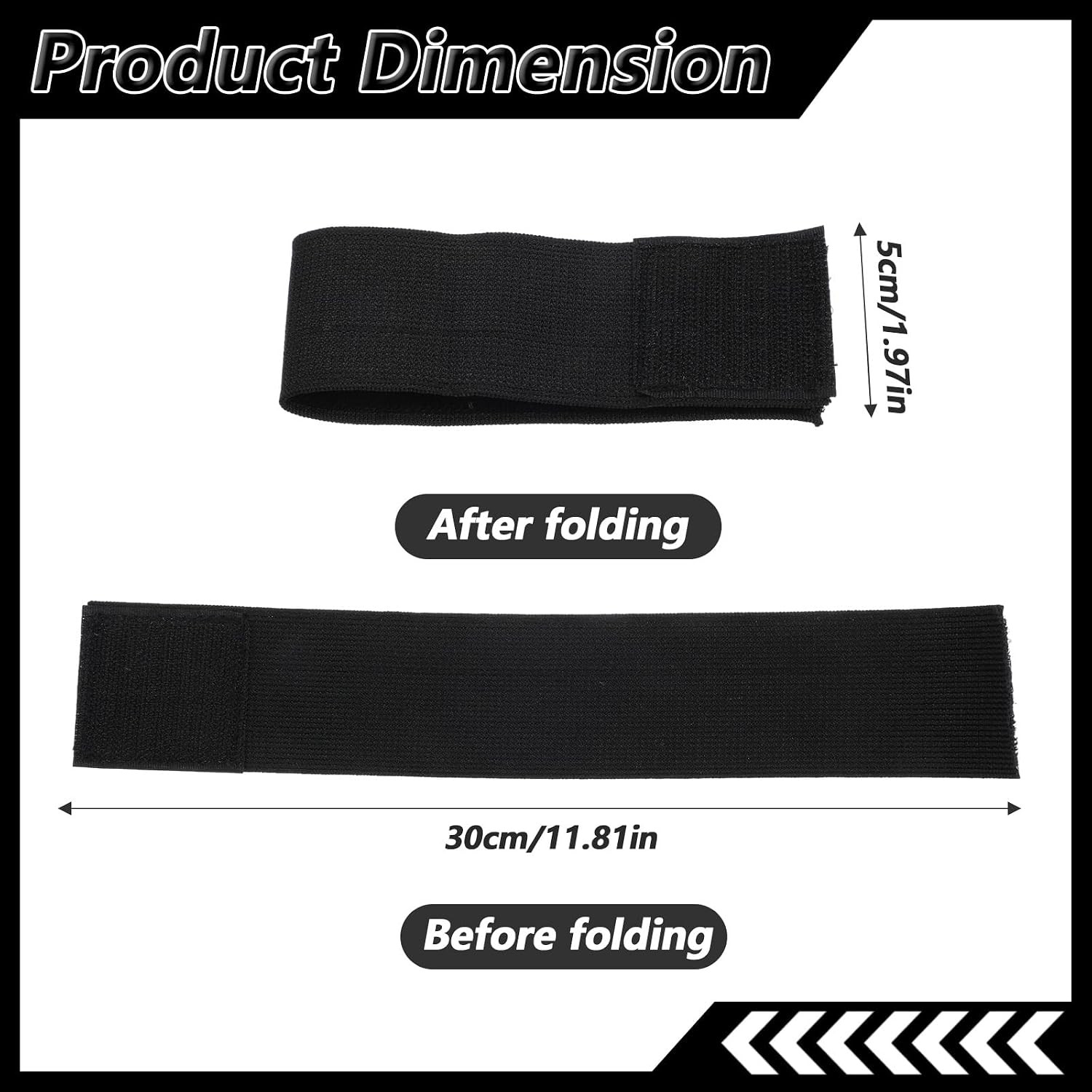 4PCS Black Boot Straps, Elastic Polyester Ankle Straps for Cowboy, Adjustable