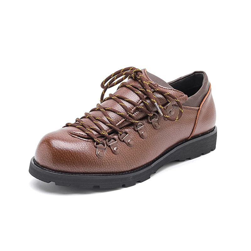 Men Fashion Leather Shoes Classic Work Office Outdoor Handsome Non-slip Sneakers
