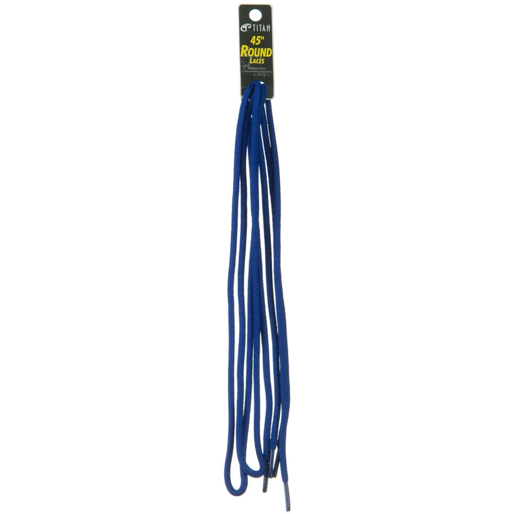 Titan Shoe Laces Round 45″ Inches Royal Color New 1 Pair Sneakers Boot Laces