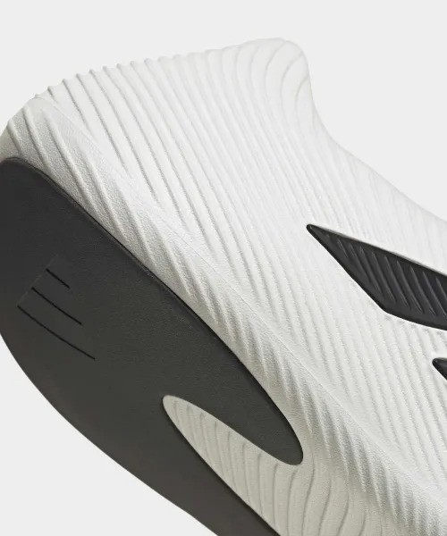 Adidas Purechill Runner White Black KI0066 Slip-On Recovery Shoes New