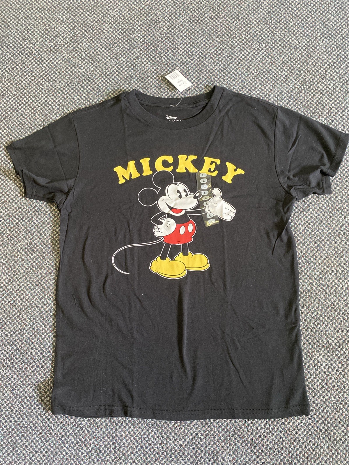Disney Mickey Mouse T Shirt Graphic Print Size Large NWT