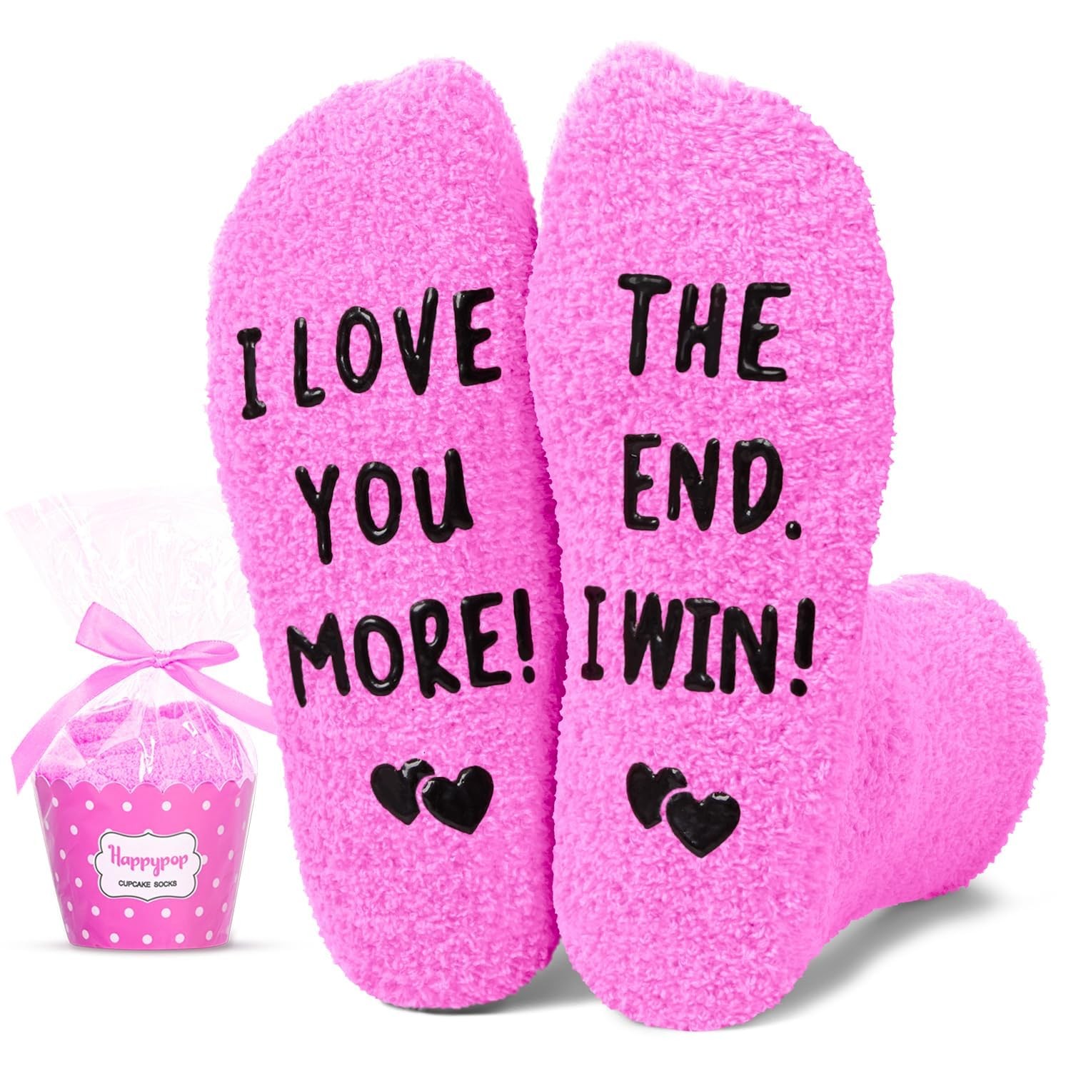 HAPPYPOP Gifts for Girlfriends from Boyfriend – Funny Medium, Love You Pink