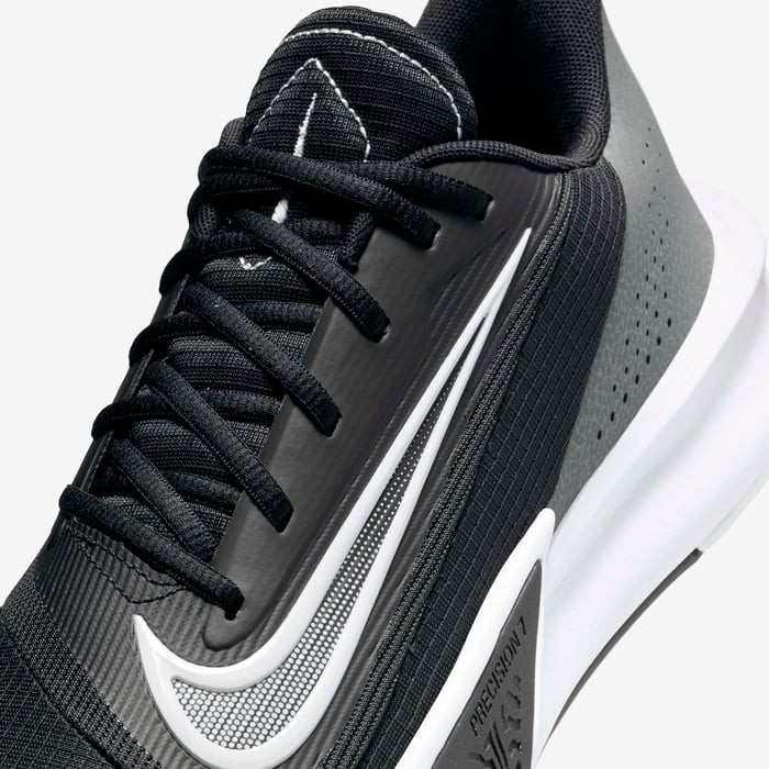 Nike Precision 7 Basketball Shoes Sneakers Black White Grey Men’s 8.5 FN4322-005