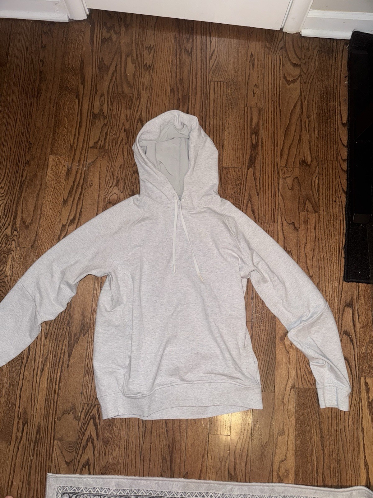 Lululemon Smooth Spacer Classic-Fit Pullover Hoodie Men’s M Light Heather Gray