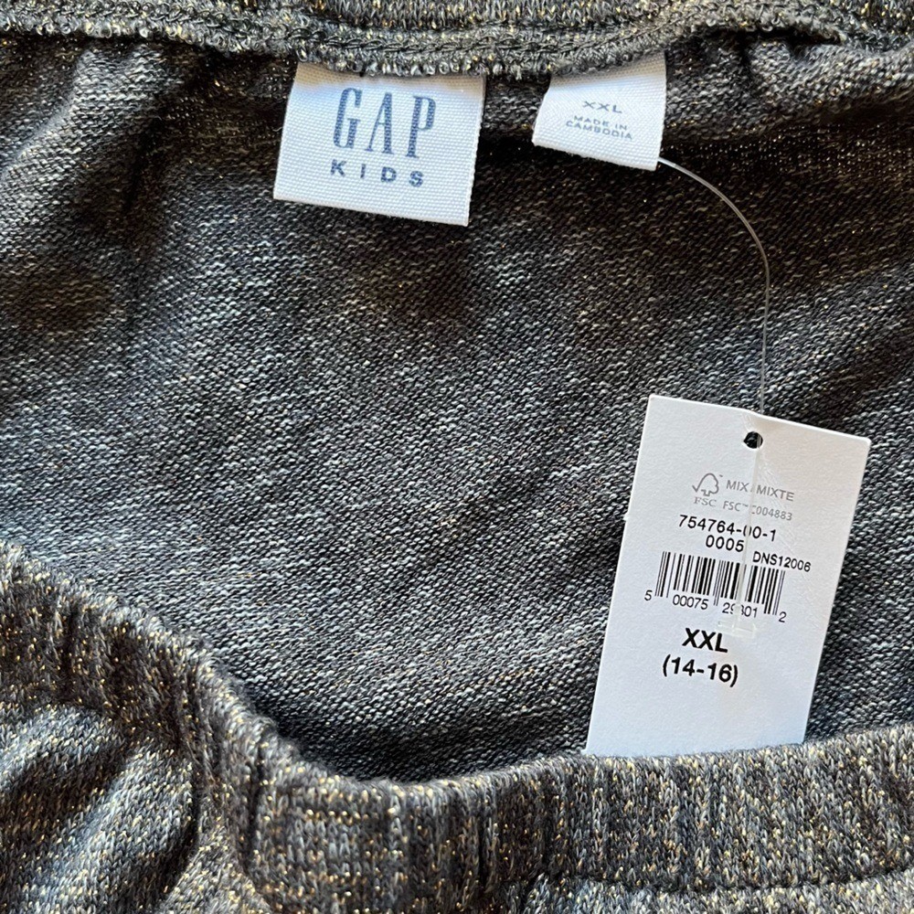 GAP Girls Glitter Gold Jumpsuit
