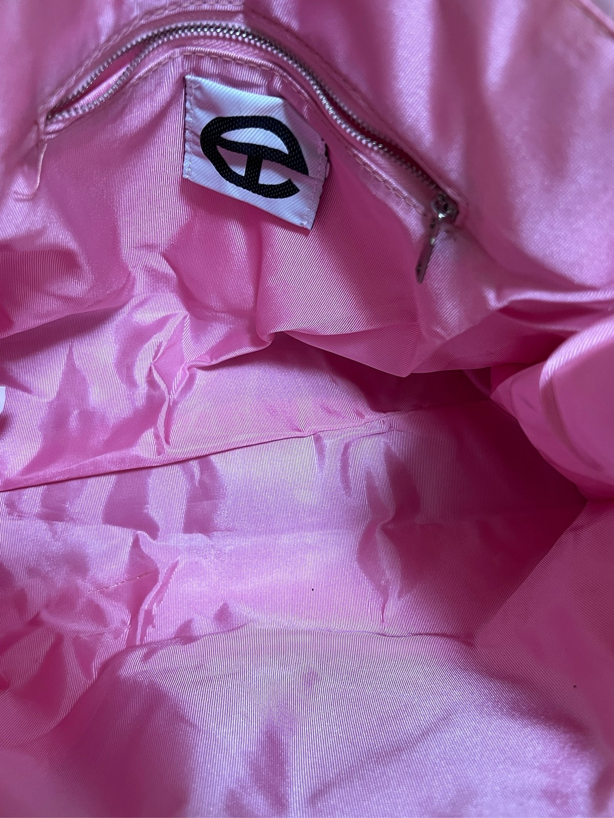 Telfar Bubblegum Pink Medium Shopping Bag Vegan Leather Tote Purse *See Photos*