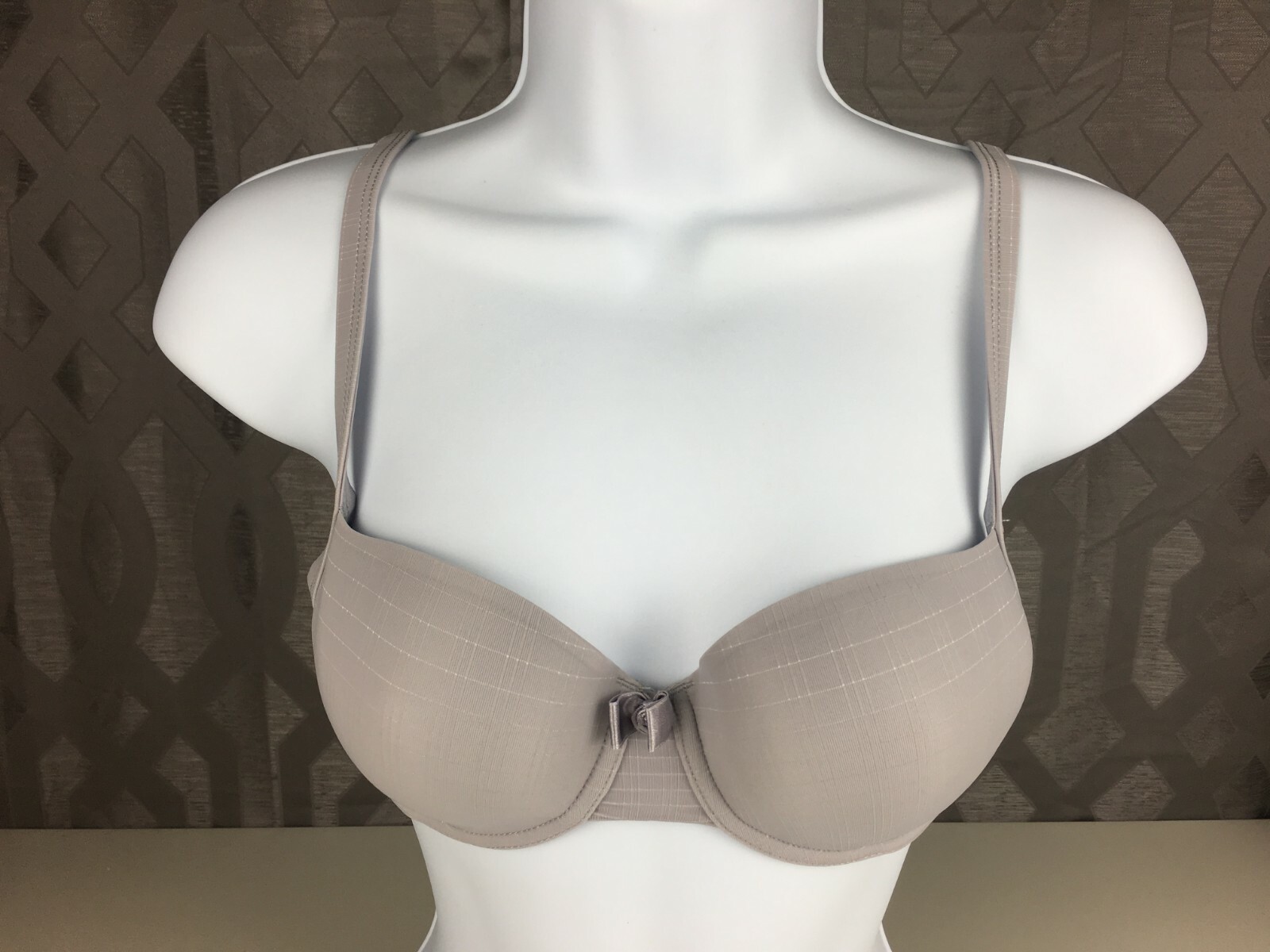 Alegro Padded Underwire Lingerie Bra Full Cover – Soft Grey 9017 NWT 30-40