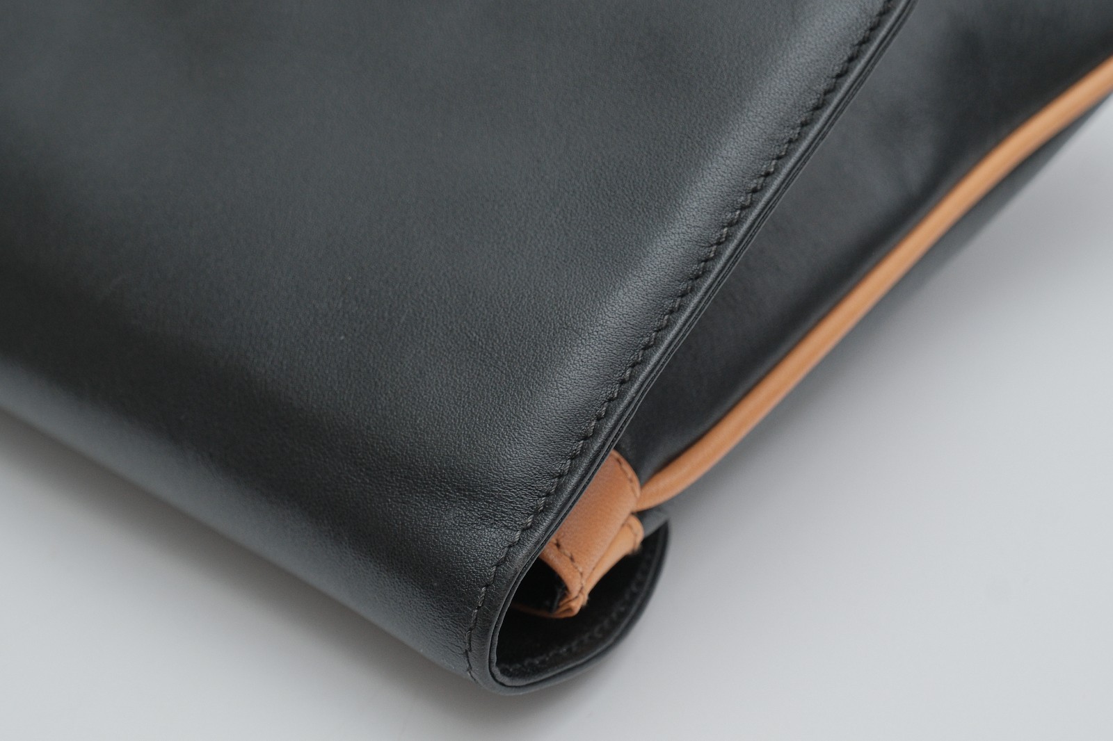 CELINE Clutch Hand bag Purse Horse Carriage Black