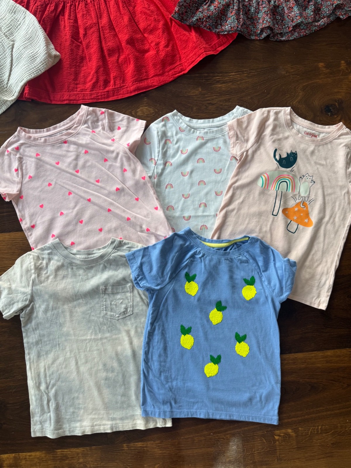 37 Piece Girls Size 7/8 (M) Gap, Crewcuts & Carters Summer Clothes Lot