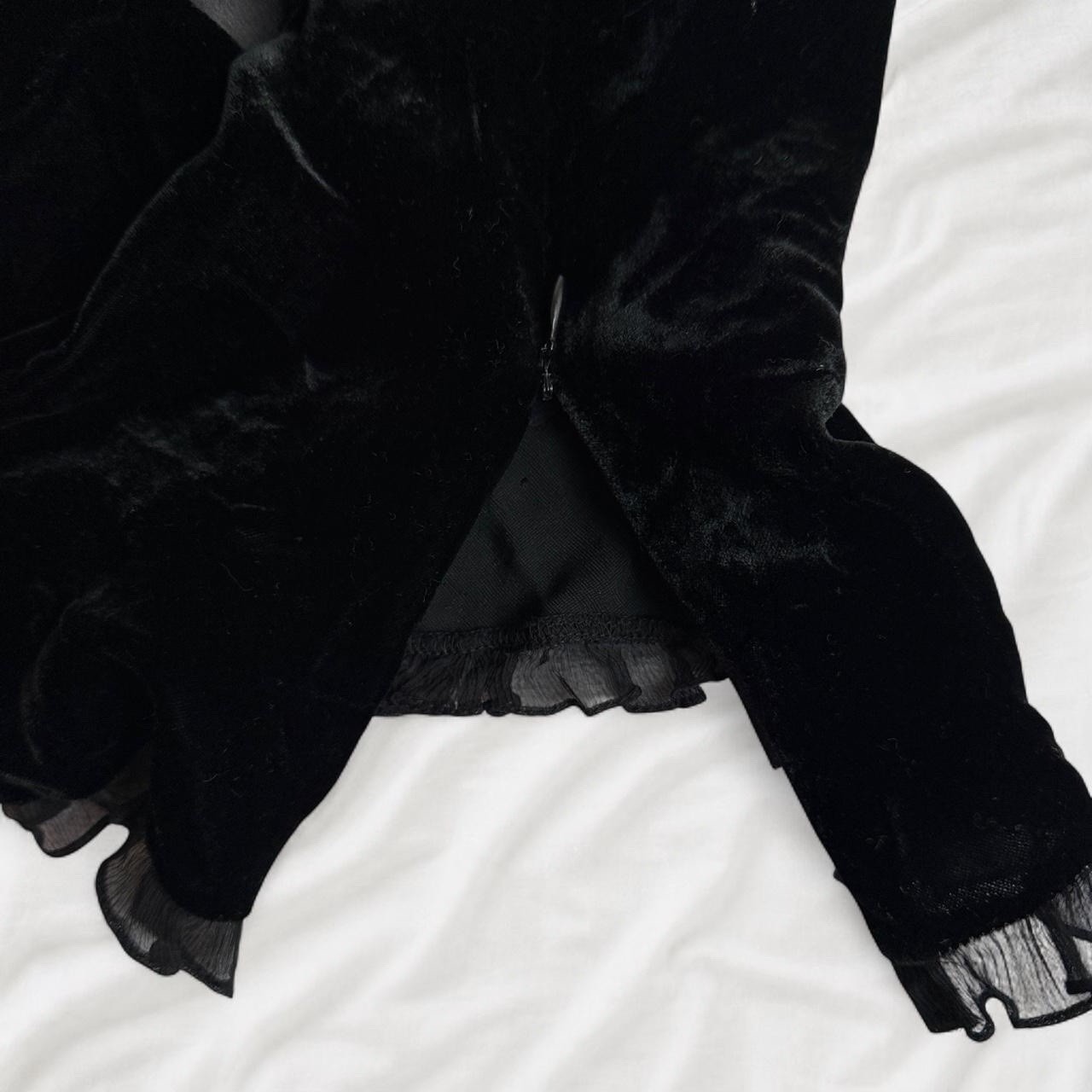 Vintage ECI New York Velvet And Silk Milkmaid Top, Fairygoth Y2K