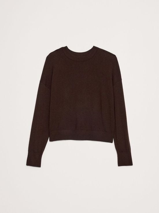 Banana Republic Brown Merino Crew Neck Jumper Size S