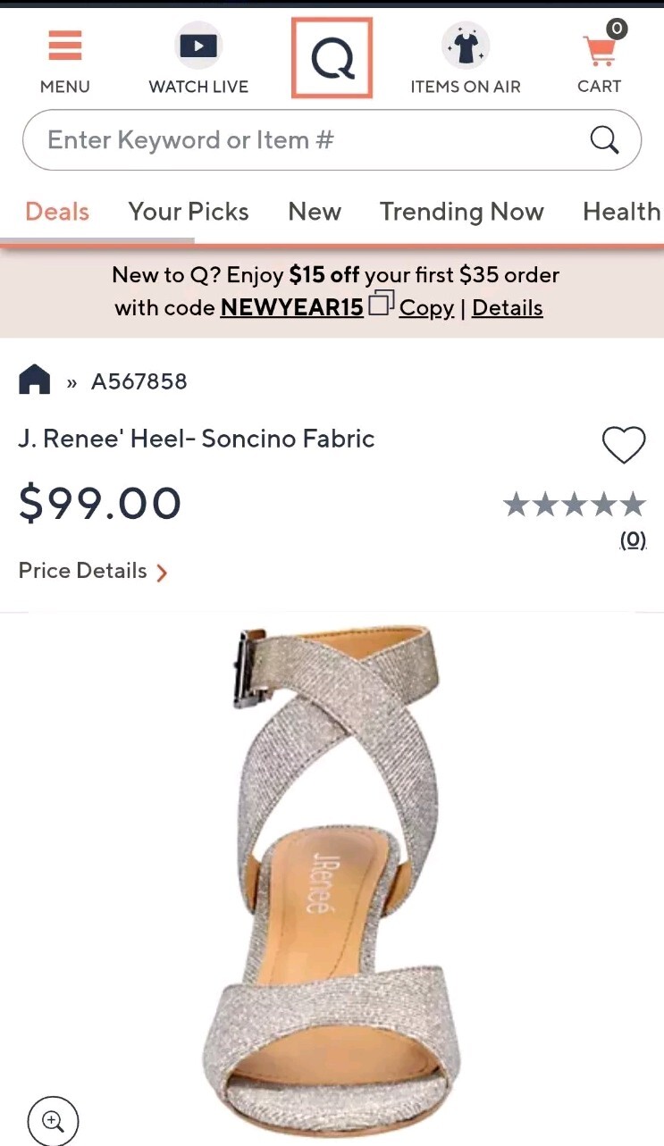 Renee Soncino PEWTER DANCE GLITTER Sandal