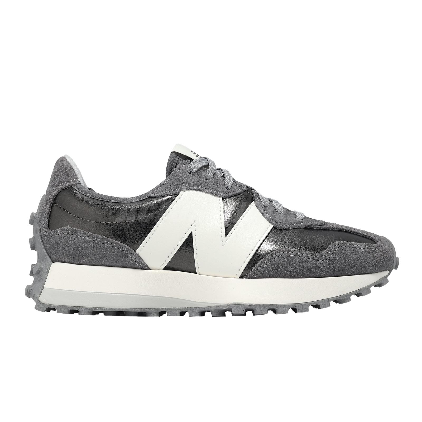 New Balance 327 NB Metallic Grey White Women Lifestyle Casual Shoes WS327GLB-B
