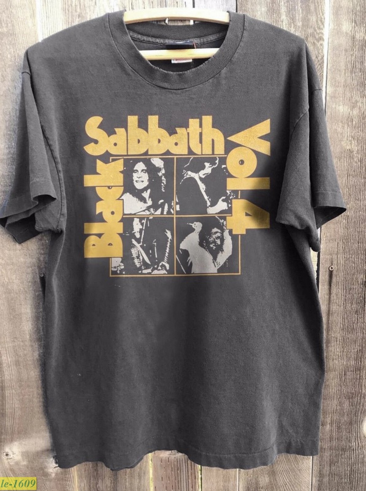 Black Sabbath Rock Band, Black Sabbath Vol. 4 Charcoal T-shirt, Size S-5XL