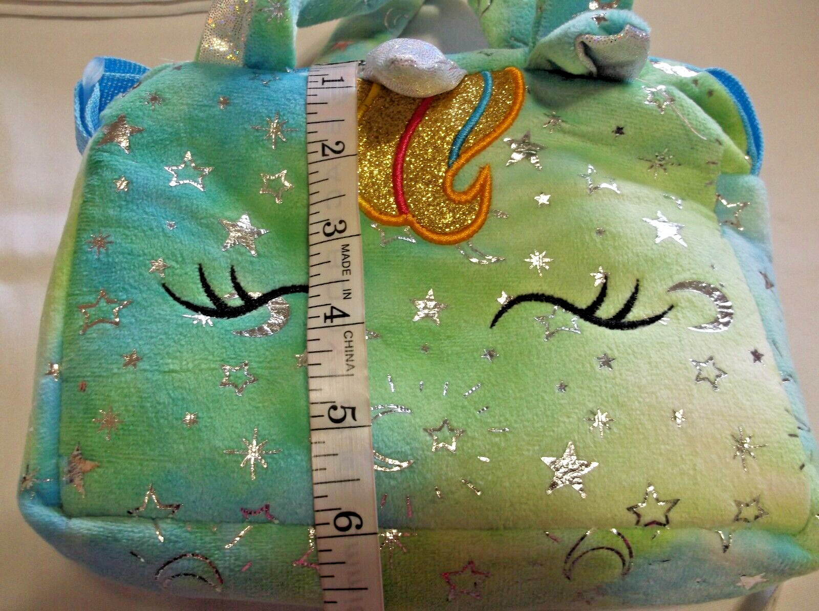 Random Color Girls Unicorn Corduroy soft Shoulder Bag Crossbody Size S NWOT