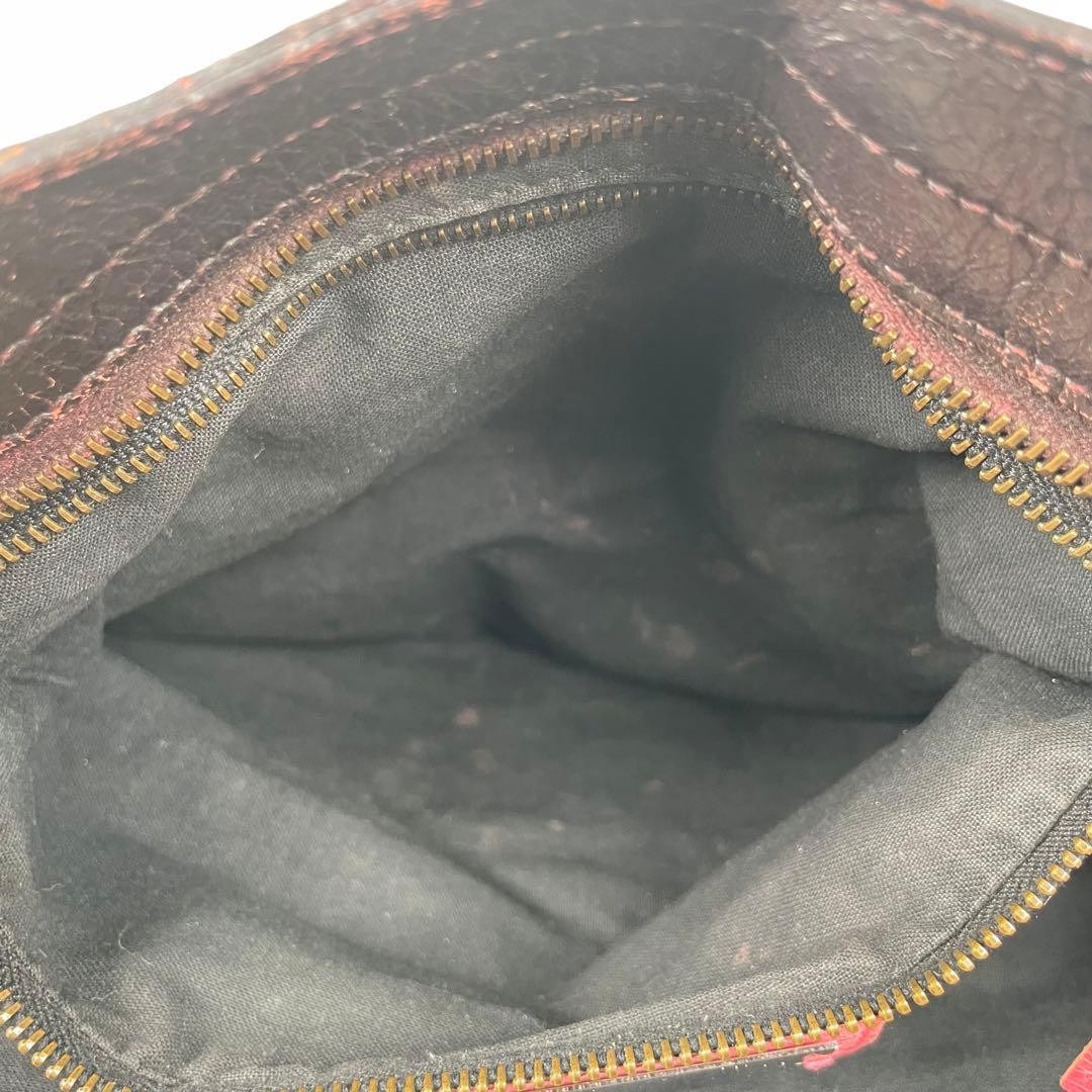 Balenciaga 2Way Leather Handbag Shoulder Bag Brown size 14.2×9.8×5.5 inches