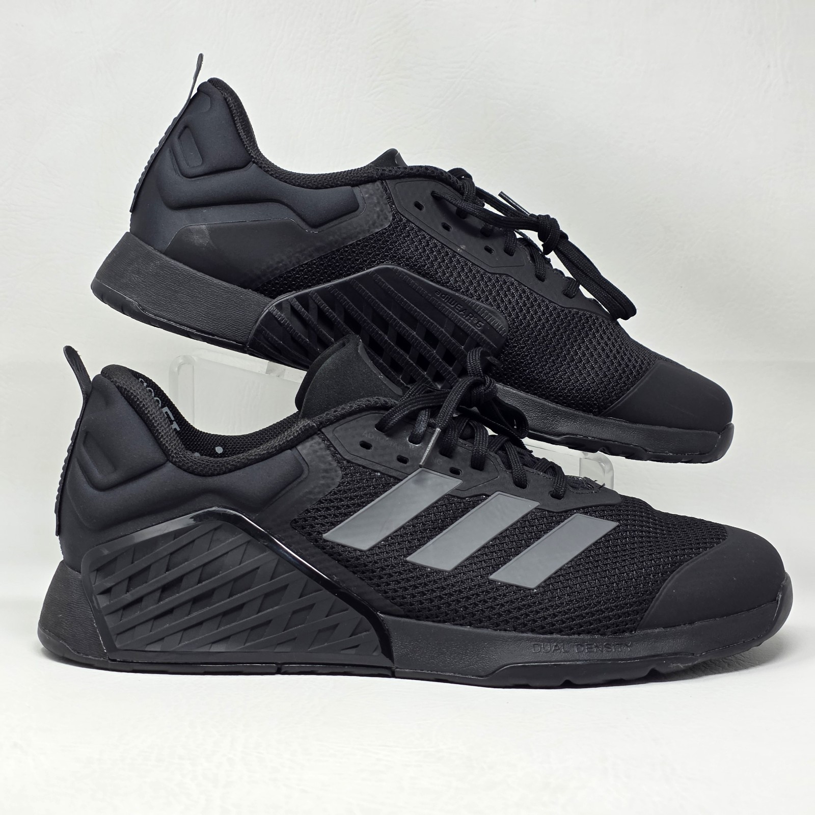 Adidas Dropset 3 Training Shoes Black/Grey Mens Size 14 IG3861 Pre-owned