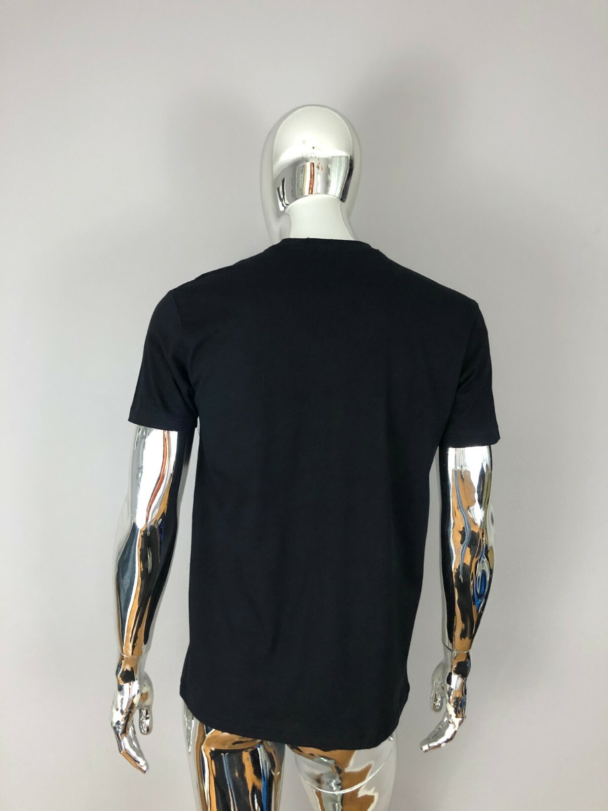 Next Level Tug Here Arrow Down Funny Graphic T-Shirt Black Novelty Tee Size M