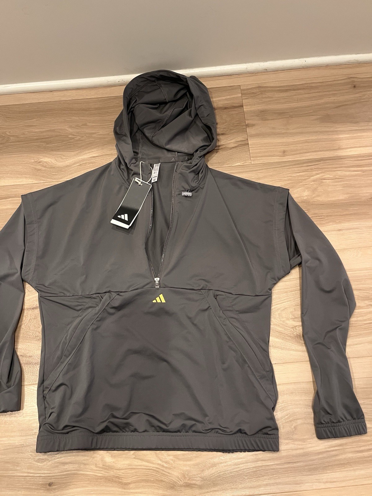 Adidas Ultimate365 Twistknit Hoodie White 1/4 Zip Jacket- XS Brand New With Tags