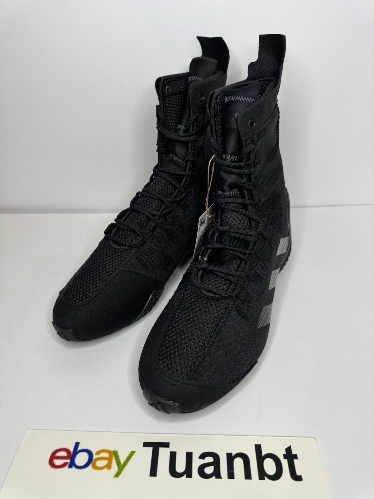 BRAND NEW Adidas Boxing Speedex 23 High Top Mens Shoes Core Black/Carbon IH2734