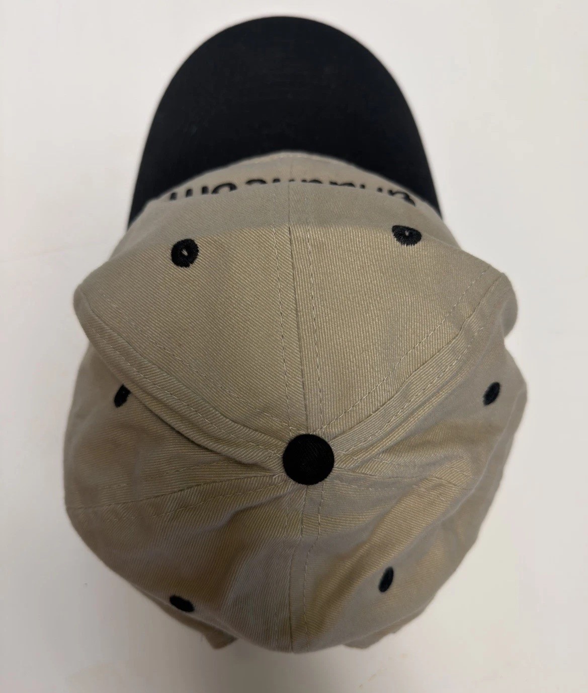 Vintage U-Haul UHAUL.com Employee Hat Khaki Black Embroidered Strapback Cap