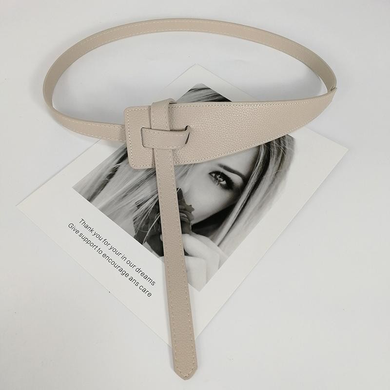 Women Wide Waist Belt Soft Pu Leather Knot Corset Long Coat Cummerbund Fashions