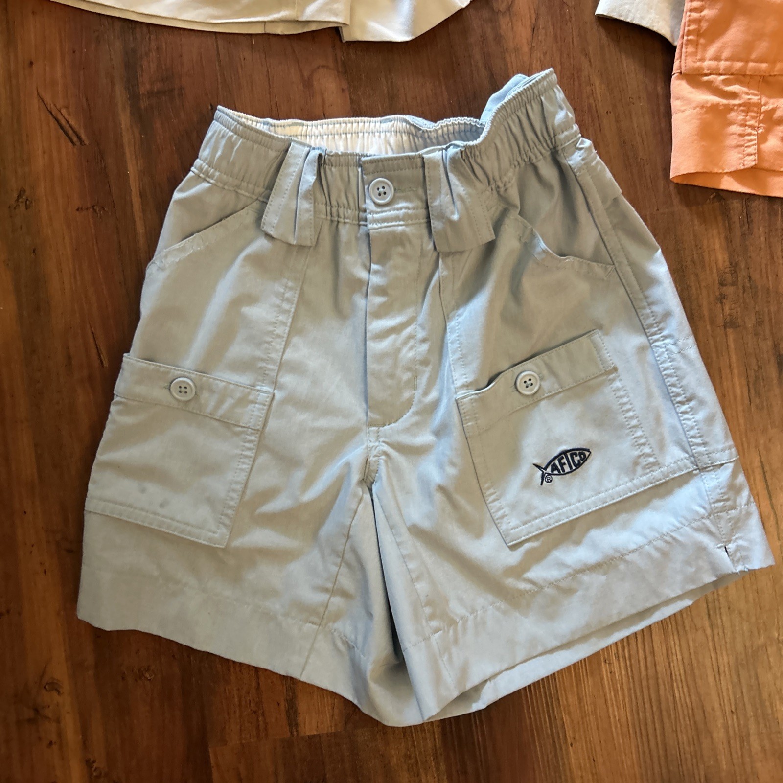 AFTCO & Columbia 22 in S Shorts Boys Youth Nylon Cargo Fishing Lot Of 10 Preppy