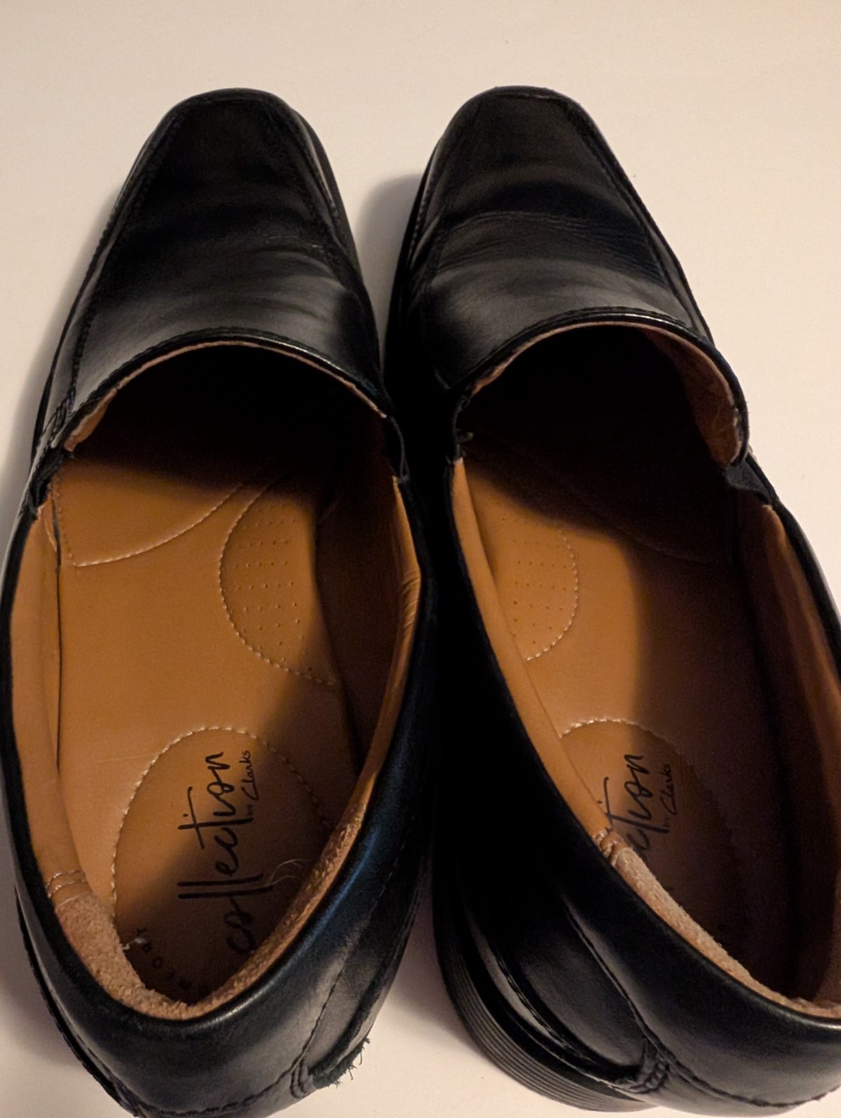 Clarks Men’s Black Loafers 10.5M