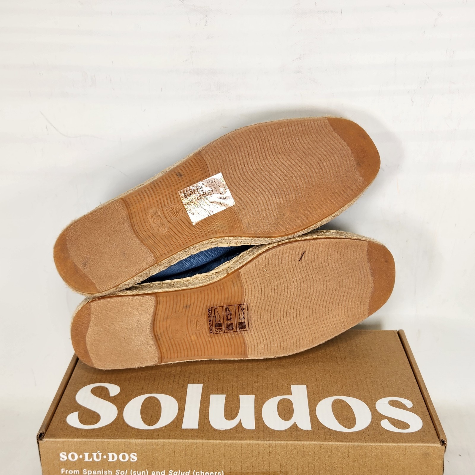 10-10.5 MEN – Soludos Original Espadrille – Laguna Blue France ALLEZ