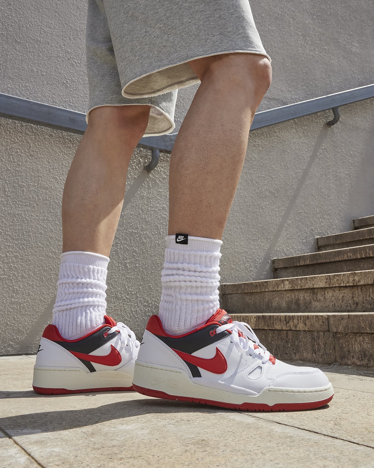 Nike Full Force Lo White Mystic Red Black Sail FB1362-102 sz 13 Men’s
